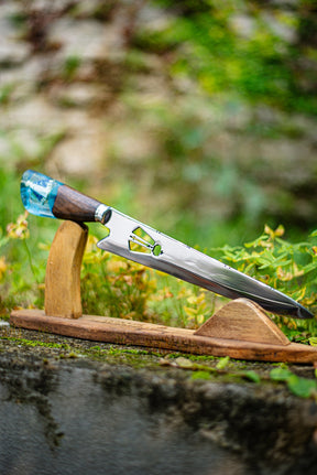 Faca Artesanal Personalizada p/ Churrasco Padroeira 10” – Edição Especial Colecionador