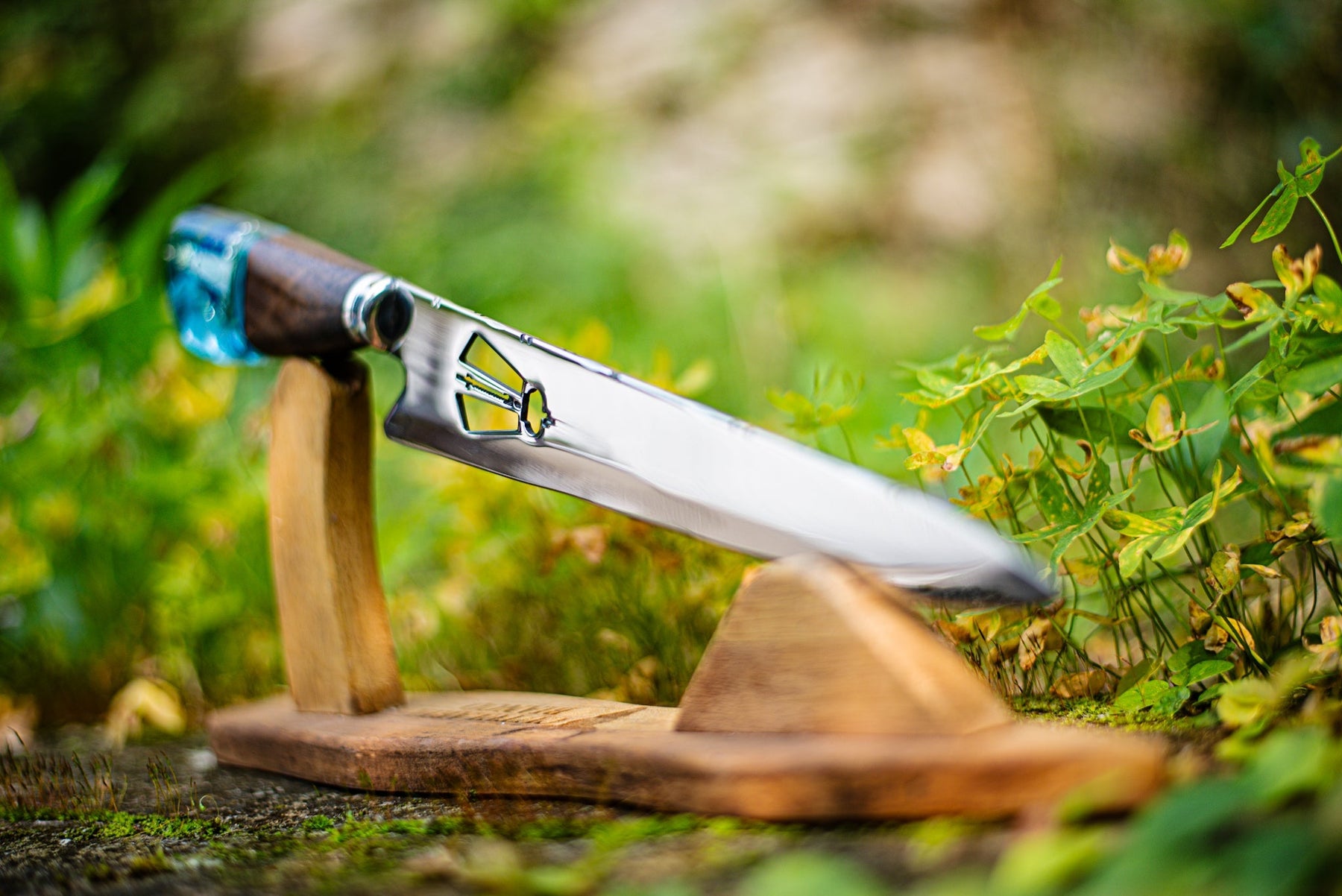 Faca Artesanal Personalizada p/ Churrasco Padroeira 10” – Edição Especial Colecionador