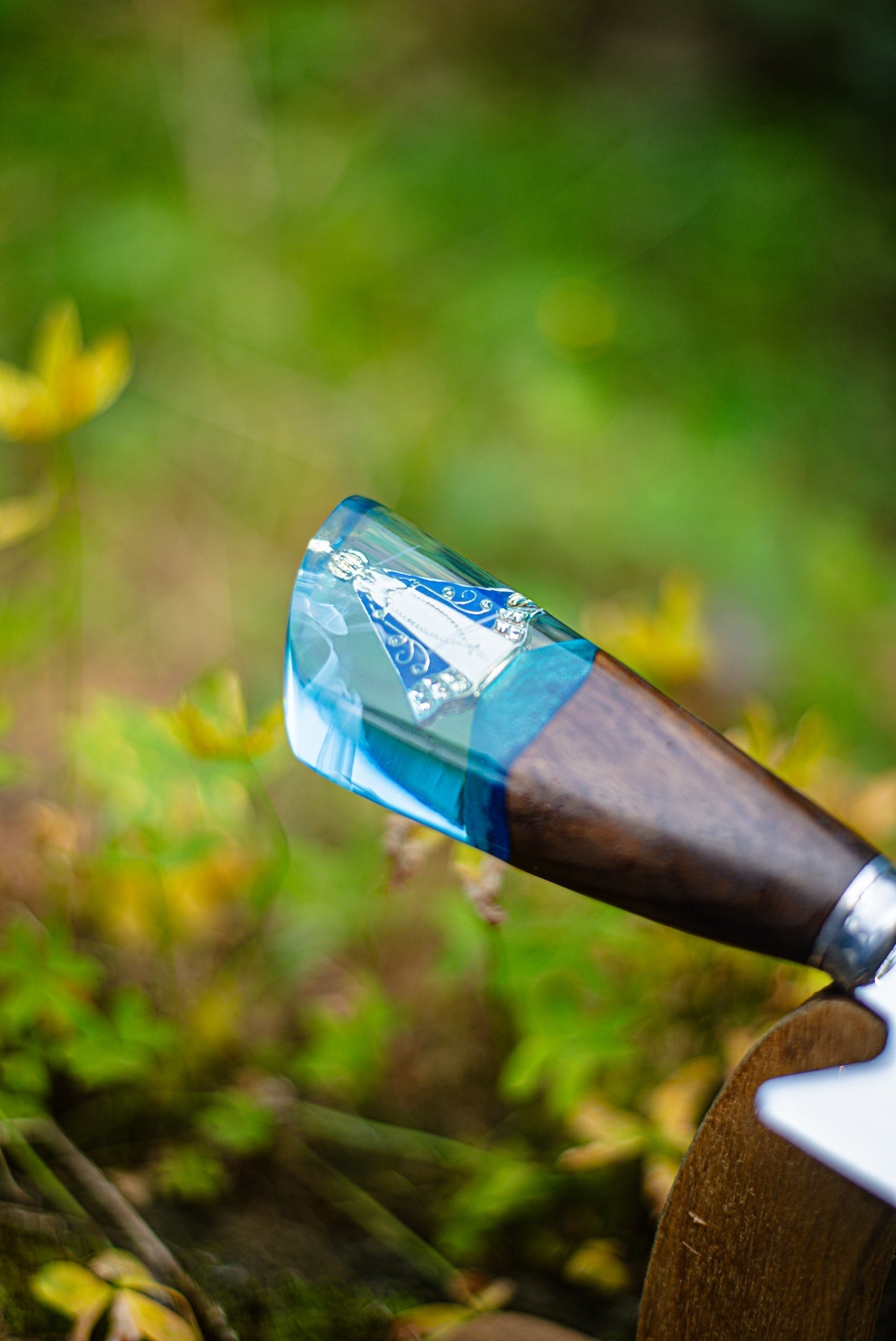 Faca Artesanal Personalizada p/ Churrasco Padroeira 10” – Edição Especial Colecionador