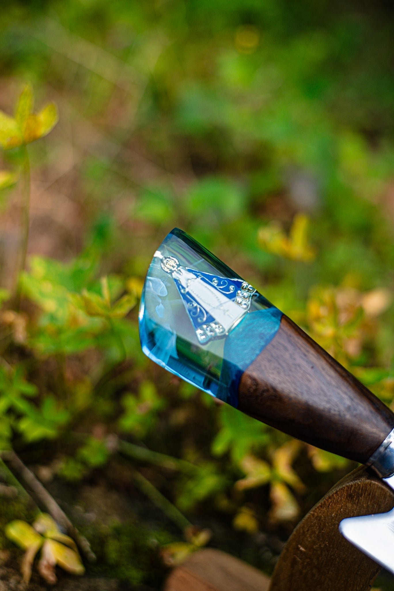 Faca Artesanal Personalizada p/ Churrasco Padroeira 10” – Edição Especial Colecionador