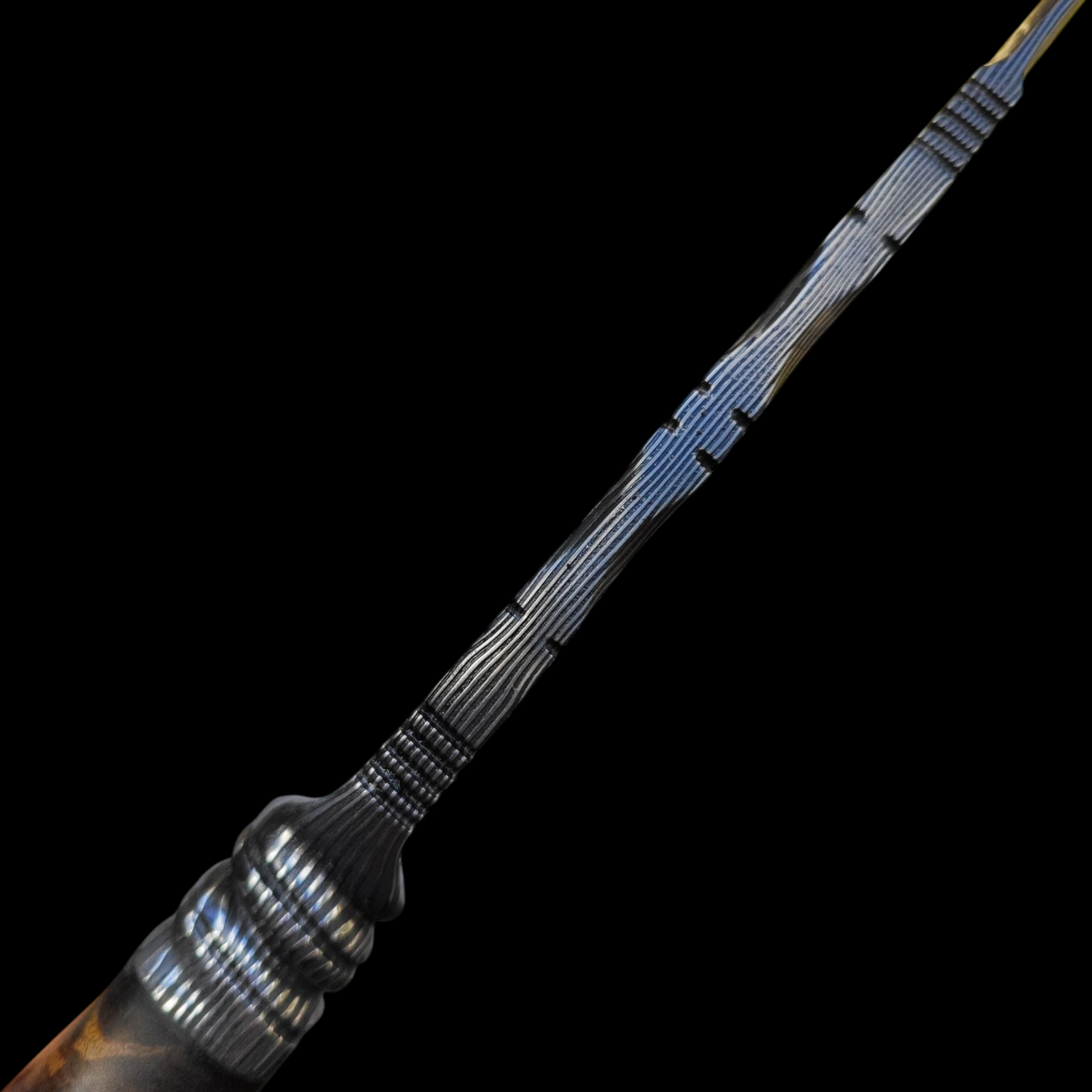 Faca Artesanal em Aço Damasco – Edição Colecionador – Padrão Aleatório – 10" Lâmina